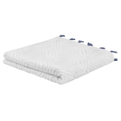 Полотенце банное белое, с к...