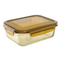 Контейнер для хранения и переноски продуктов 1040 мл янтарного цвета (76235)