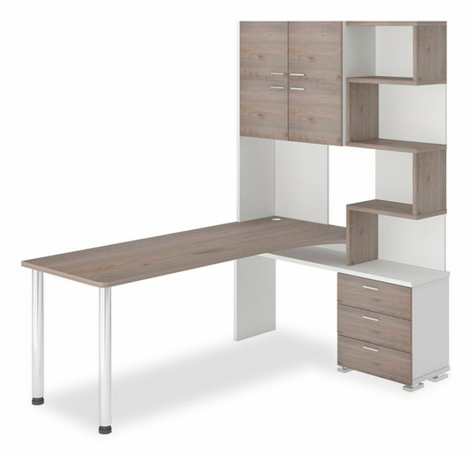 Фото Стол компьютерный Домино нельсон СР-500М/190 MER_SR-500M_190_BENN-PRAV - интернет-магазин МегаТерем в Москве