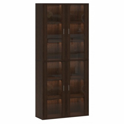 Шкаф-витрина Домино СУ(ш2в2)+4ФС MER_SUsh2v2-4FS-V-venge