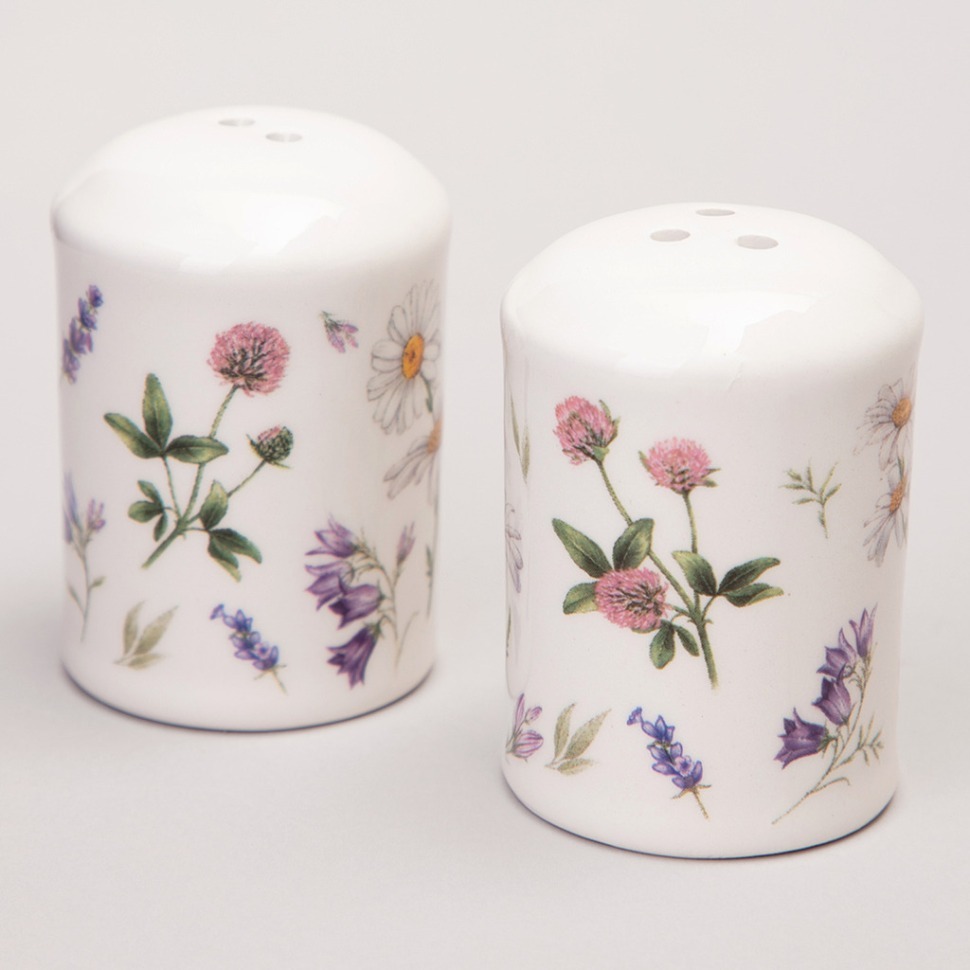 Фото Набор для специй agness flower story 2пр. 4,5*6,5 см (358-2168)  - интернет-магазин МегаТерем в Москве