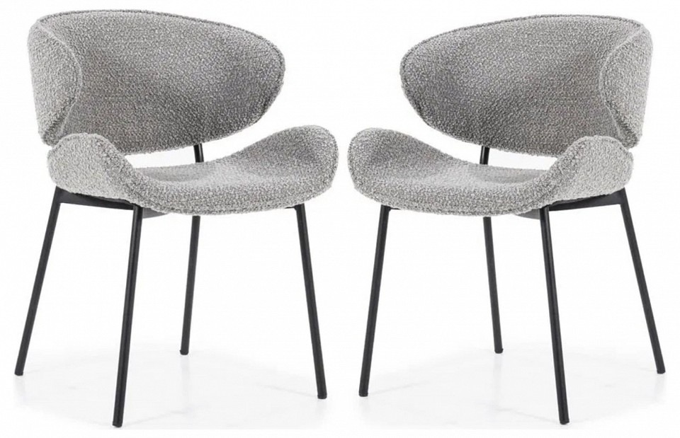 Фото Стул Haven (комплект 2 шт) бежевый,черный HSBI_DC-24122_grey_2 - интернет-магазин МегаТерем в Москве