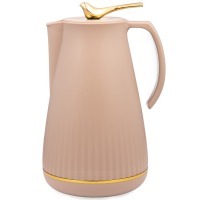 Термос со стеклянной колбой, 950 мл, крышка с клапаном Agness (734-201)