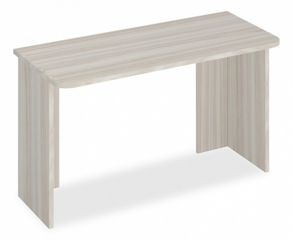 Фото Стол офисный Домино Lite СКЛ-Прям130Р MER_SKL-Pryam130Rbez_tumby_K - интернет-магазин МегаТерем в Москве