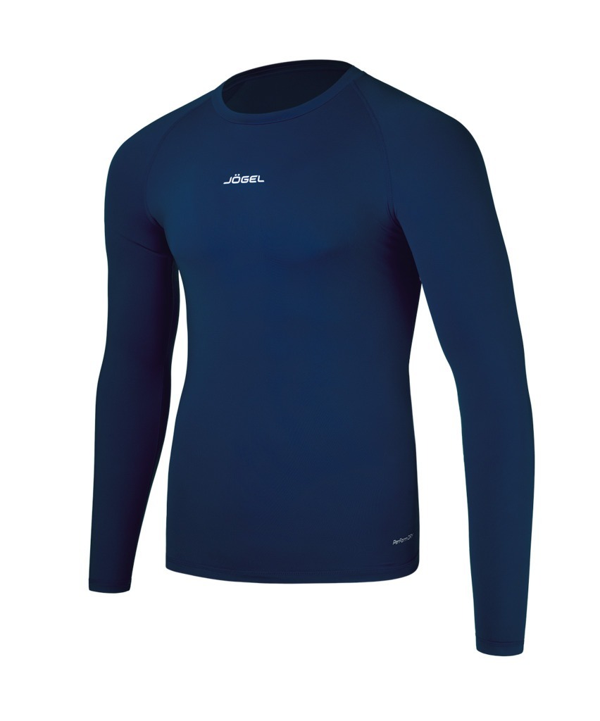 Фото Футболка компрессионная с длинным рукавом JÖGEL CAMP PerFormDRY Baselayer LS Tee, темно-синий (2123248) - интернет-магазин МегаТерем в Москве