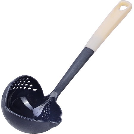 Фото Половник пластик BPA Free сер/жел (PMR-200EL) - интернет-магазин МегаТерем в Москве