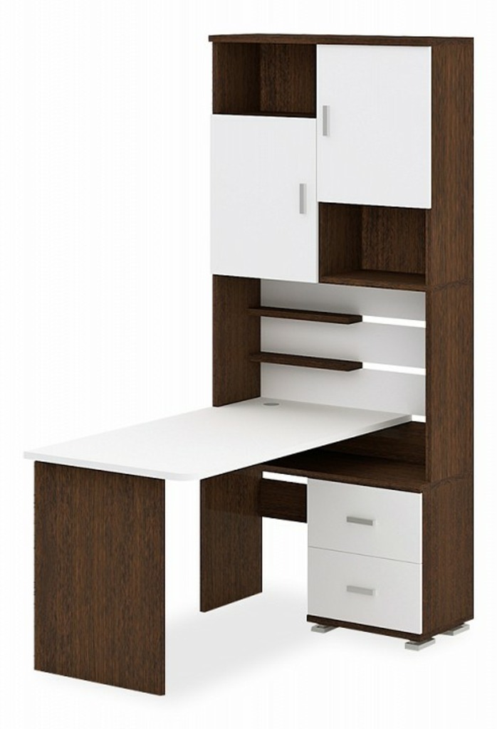 Фото Стол компьютерный Домино СР-720/140 MER_SR-720-140-VBEBE-PRAV - интернет-магазин МегаТерем в Москве