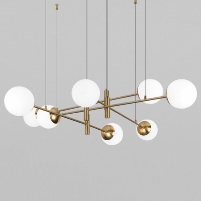 Подвесная люстра Eurosvet Planet 70146/8 латунь EV_a062029