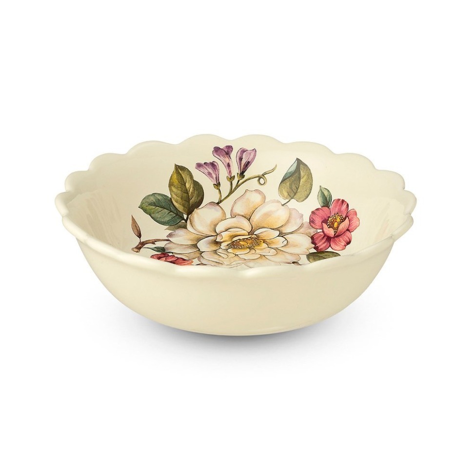 Фото Nuova Cer Тарелка суповая 2 штуки Petali di Primavera 20.5 см 7410/3-2PDP - интернет-магазин МегаТерем в Москве