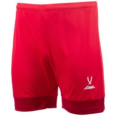 Шорты игровые JÖGEL DIVISION PerFormDRY Union Shorts, красный/темно-красный/белый (1751783)