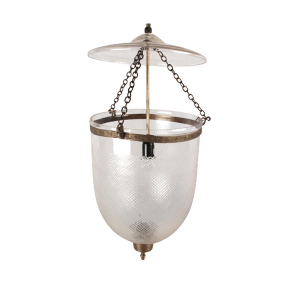 Фото Люстра Диамонд SMHDD14, каркас металл, стекло, clear/brass, RESTORATION HARDWARE - интернет-магазин МегаТерем в Москве