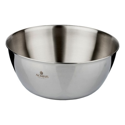 Миска agness professional 26х11 см, 4,15 л высококачественная нерж сталь 18/10 (936-314) 