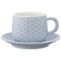 Чайная пара marshmallow, 300 мл, серо-голубая (75102)