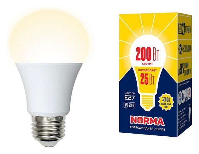 Фото Лампа светодиодная Volpe  E27 25Вт 3000K UL-00004469 UL_UL-00004469 - интернет-магазин МегаТерем в Москве