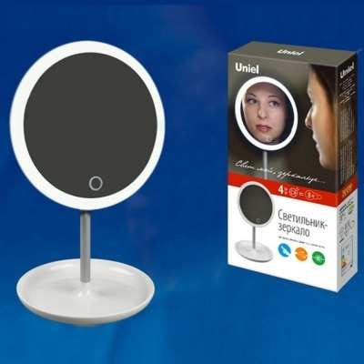 Зеркало настольное с подсве...