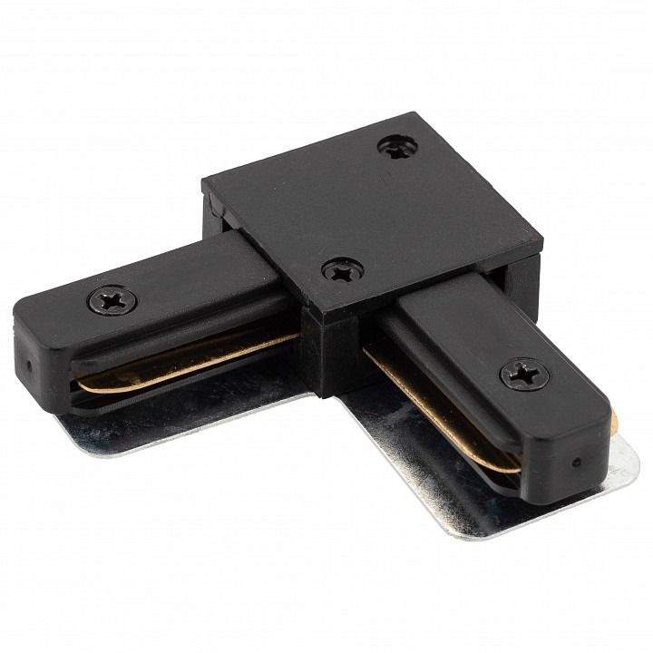 Фото Соединитель угловой L-образный для треков Denkirs DK Track Black TR1102-BK DK_TR1102-BK - интернет-магазин МегаТерем в Москве