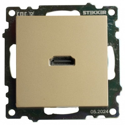 Розетка HDMI без рамки Stekker Катрин 50060 FE_50060