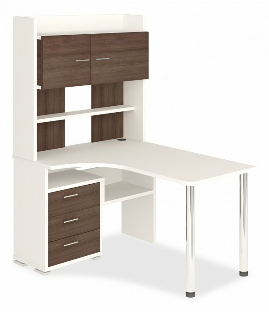 Фото Стол компьютерный Домино СР-133-130 MER_SR-133-BESH-LEV - интернет-магазин МегаТерем в Москве