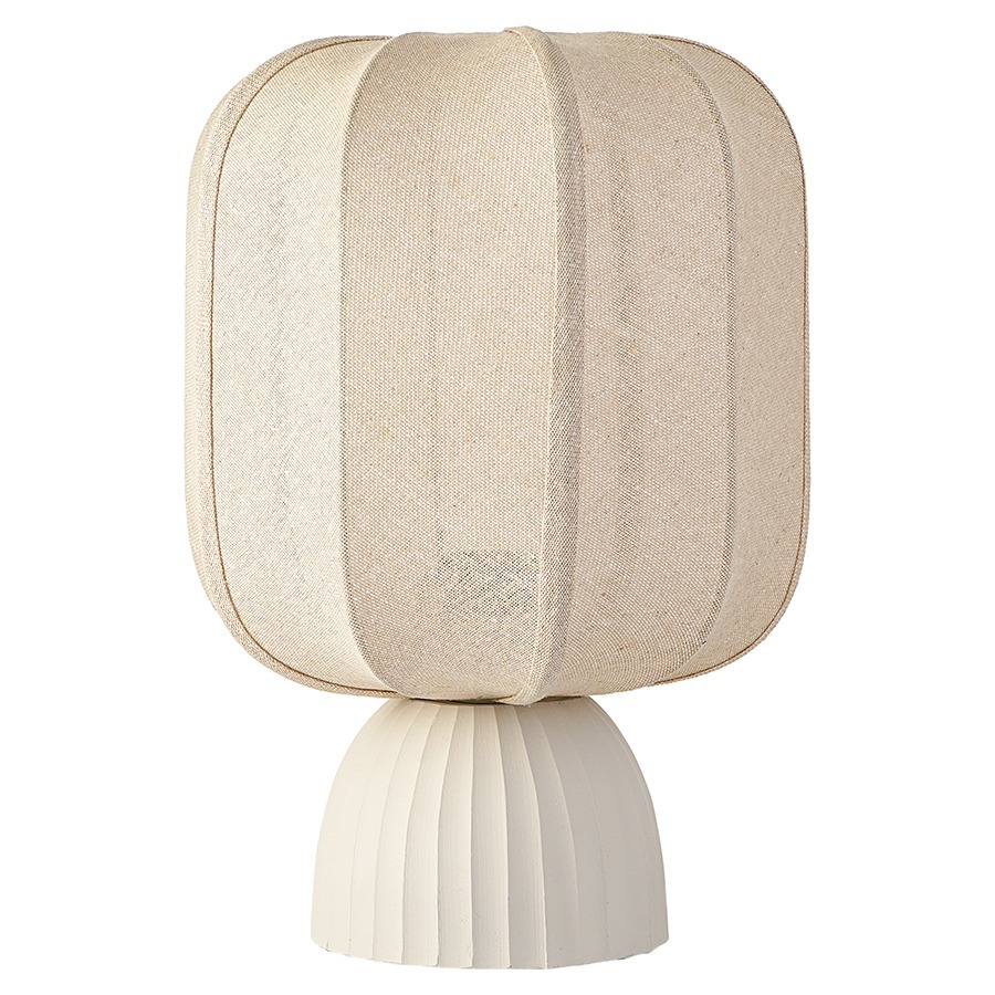 Фото Лампа настольная texture rib, 27х39 см, бежевая (76473) - интернет-магазин МегаТерем в Москве