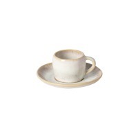 Кофейная пара LNCS03-SND(LNCS03-02819T), керамика, Sand beige, CASAFINA BY COSTA NOVA