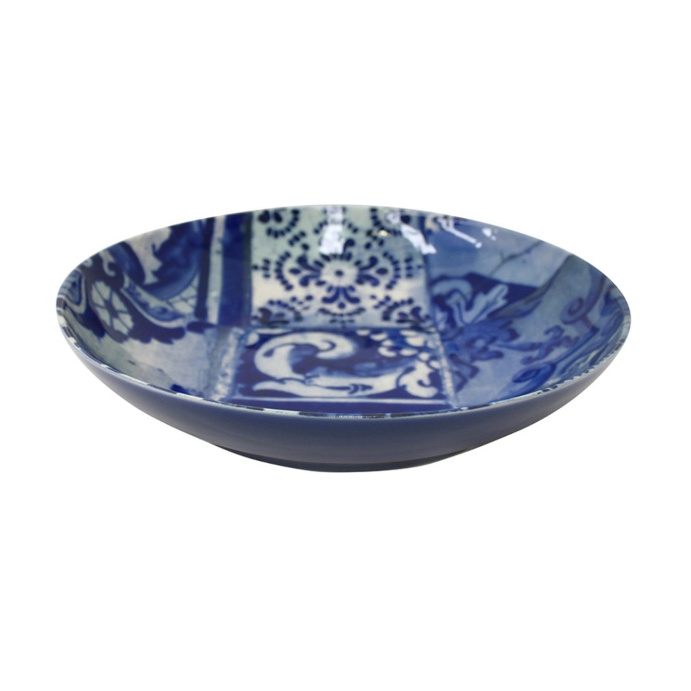 Фото Чаша FIS343-BLT(FIS343-02013C), 33,6 см, керамика, BLUE TILE, Costa Nova - интернет-магазин МегаТерем в Москве