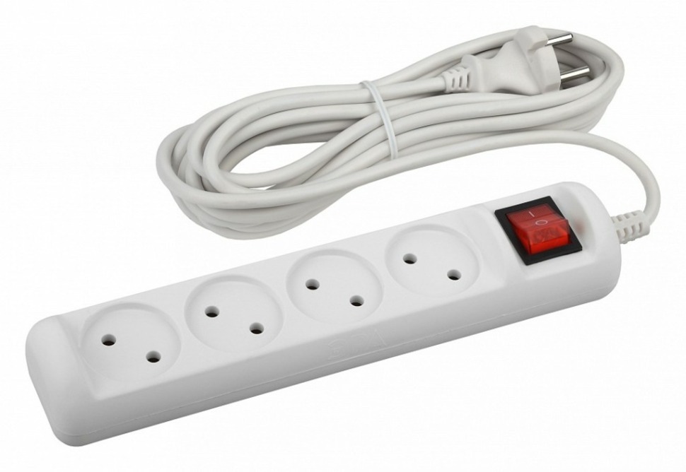 Фото Сетевой фильтр Эра U-4s-5m-2x1 Б0044054 ER_B0044054 - интернет-магазин МегаТерем в Москве