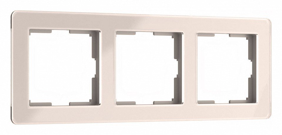 Фото Рамка на 3 поста Werkel Acrylic (айвори) W0032743 WRK_a060539 - интернет-магазин МегаТерем в Москве