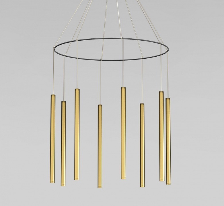 Фото Подвесная люстра Eurosvet  301101 LED латунь EV_a071444 - интернет-магазин МегаТерем в Москве