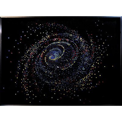 Картина Галактика Большая с кристаллами Swarovski (2300)