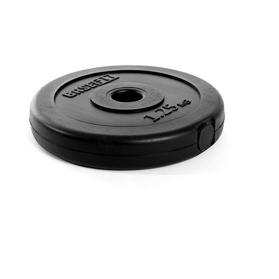 Фото Диск пластиковый BASEFIT BB-203 d=26 мм, черный, 1,25 кг (1483991) - интернет-магазин МегаТерем в Москве