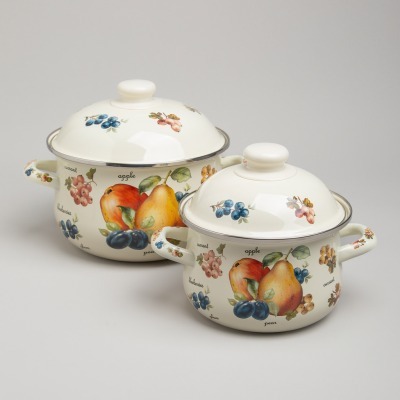 Набор кастрюль agness эмали...