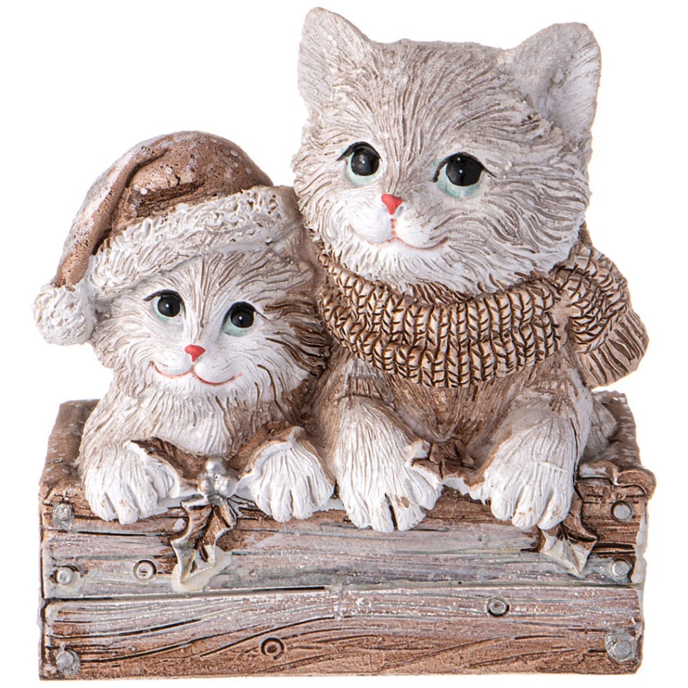 Фото Статуэтка котики 8х7х8,5 см Lefard (162-1249) - интернет-магазин МегаТерем в Москве