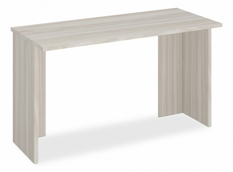 Фото Стол офисный Домино Лайт СКЛ-Прям130 MER_SKL-Pryam130_bez_tumby_K - интернет-магазин МегаТерем в Москве