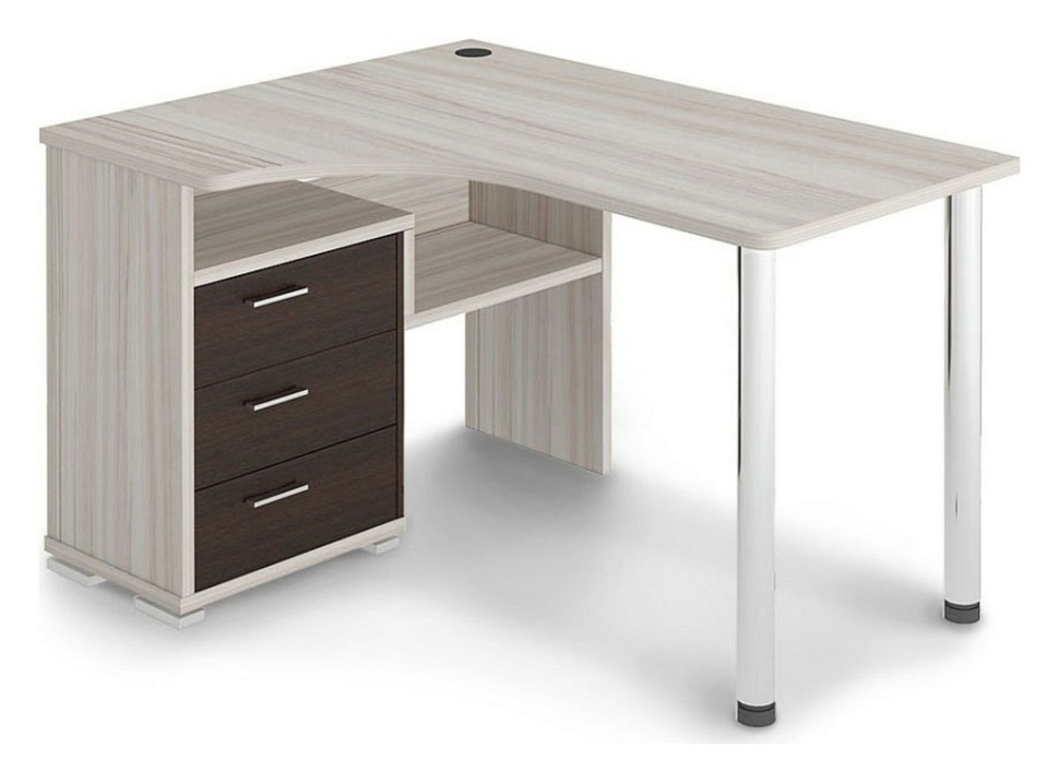 Фото Стол письменный Домино СР-132С-130 MER_SR-132S_KV-LEV - интернет-магазин МегаТерем в Москве