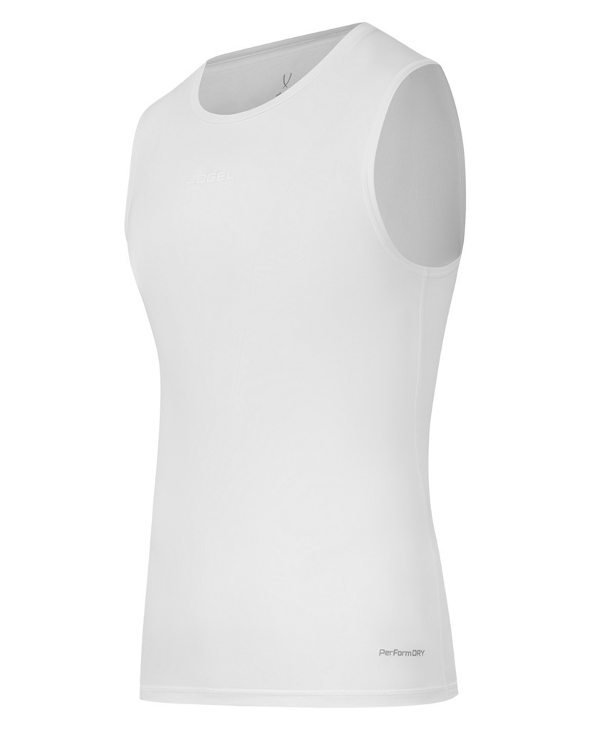 Фото Майка компрессионная JÖGEL CAMP PerFormDRY Baselayer SL Tee, белый (2120465) - интернет-магазин МегаТерем в Москве