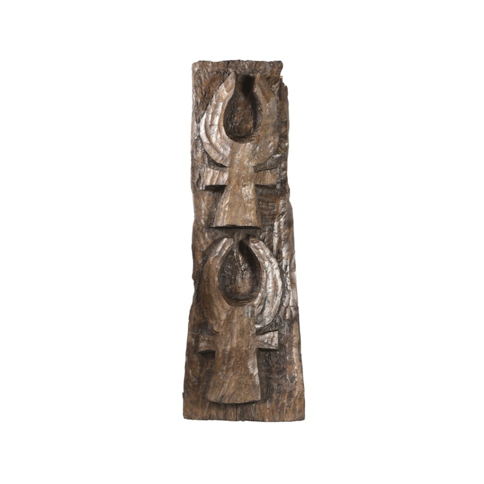 Фото Декоративная панель XIX век, Индия PR42635, Тиковое дерево, natural, ROOMERS ANTIQUE - интернет-магазин МегаТерем в Москве