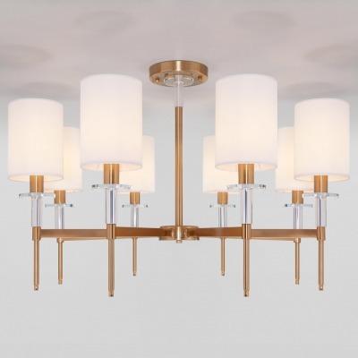 Люстра на штанге Eurosvet Brielle 60132/8 латунь EV_a057593