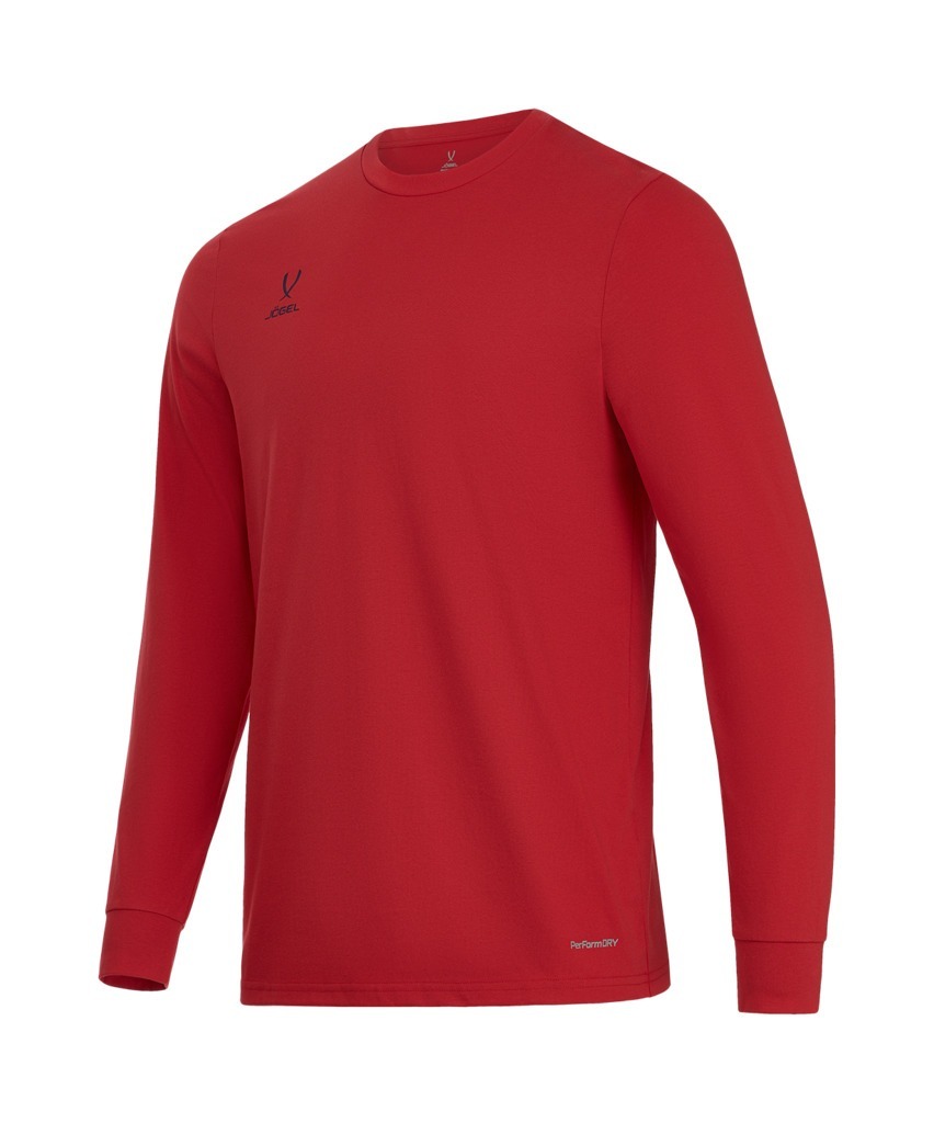 Фото Футболка баскетбольная с длинным рукавом JOGEL DIVISION PerFormDRY Pre-Match Longsleeve Jersey, красный (2119512) - интернет-магазин МегаТерем в Москве