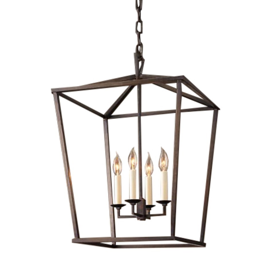 Фото Люстра Инглиш DTL9117, металл, Antique bronze, RESTORATION HARDWARE - интернет-магазин МегаТерем в Москве