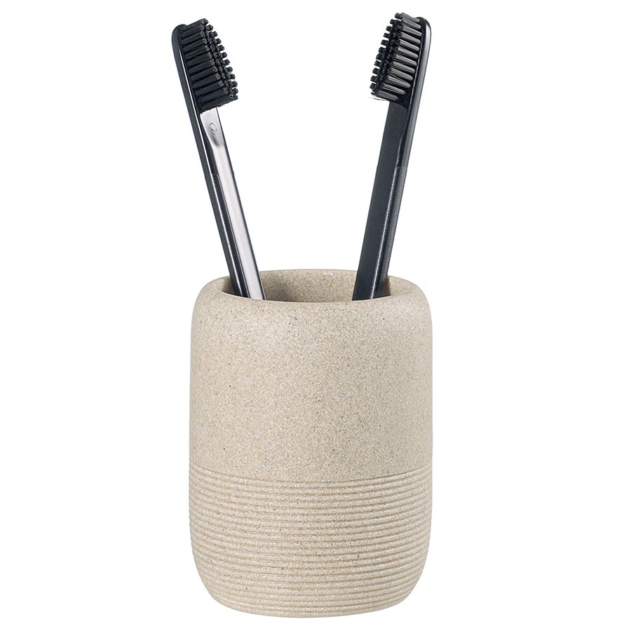 Фото Стакан для зубных щеток loup, бежевый (75855) - интернет-магазин МегаТерем в Москве