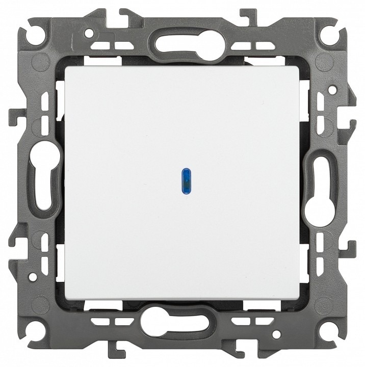 Фото Выключатель одноклавишный с подсветкой без рамки Эра Эра 12 12-1102-01М ER_B0065679 - интернет-магазин МегаТерем в Москве