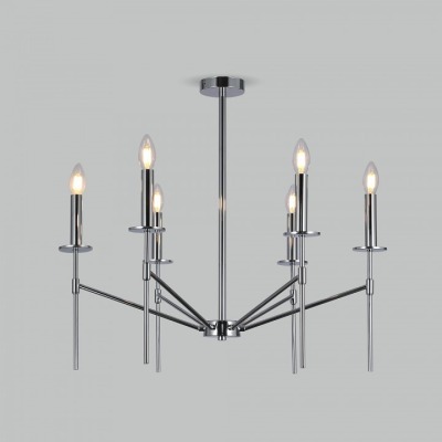 Люстра на штанге Eurosvet Anders 60142/6 хром EV_a061933