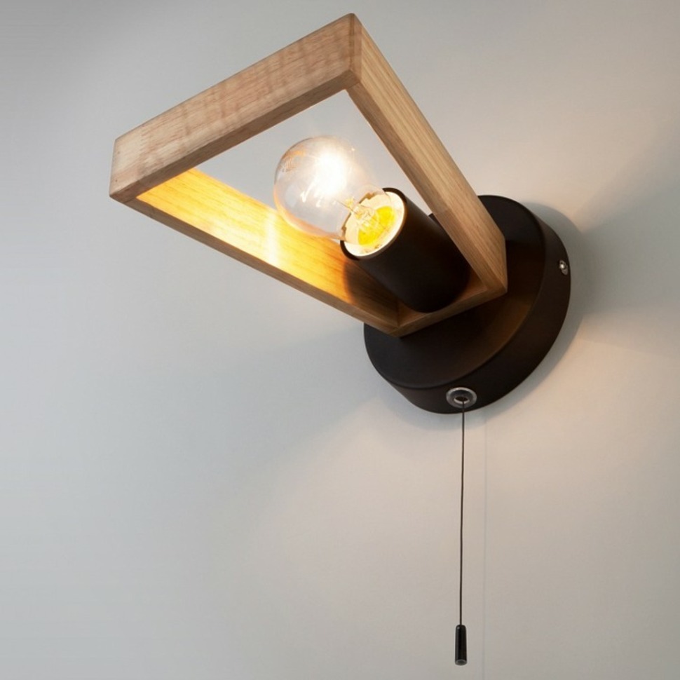 Фото Бра Eurosvet Klark 70056/1 черный EV_81883 - интернет-магазин МегаТерем в Москве