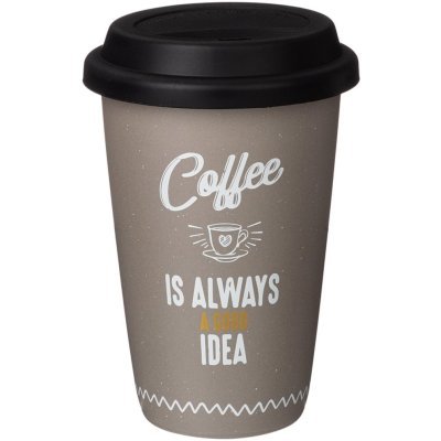 Кружка lefard coffemania с силиконовой крышкой, 390мл (260-651) 