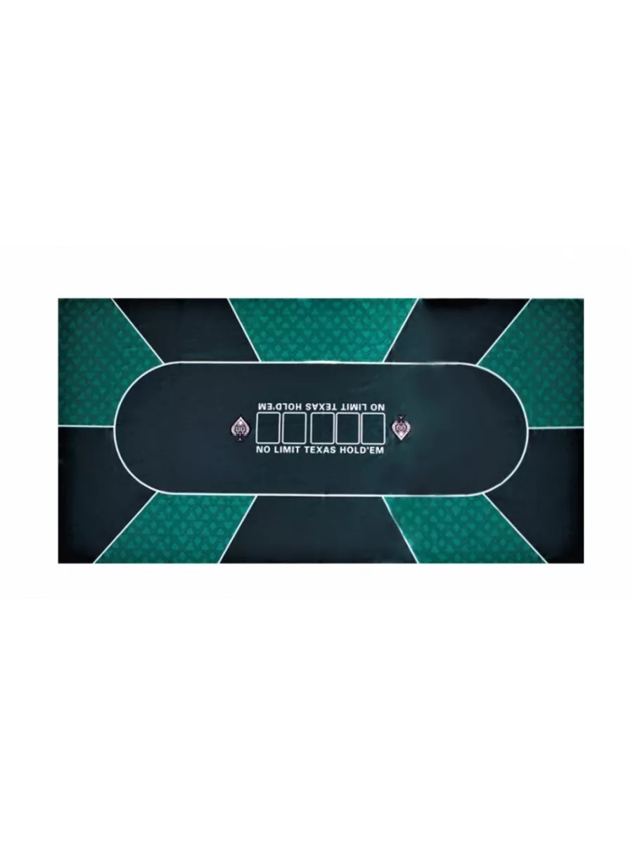 Фото Сукно для покера зеленой (180х90х0,2см) (32586) - интернет-магазин МегаТерем в Москве