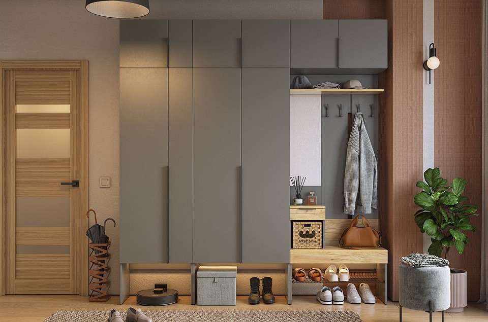 Фото Стенка для прихожей Баско К10 MBS_PK10Basko-3319 - интернет-магазин МегаТерем в Москве