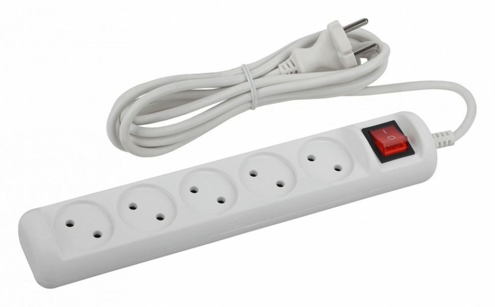 Фото Сетевой фильтр Эра U-5s-1,5m-2x1 Б0044055 ER_B0044055 - интернет-магазин МегаТерем в Москве