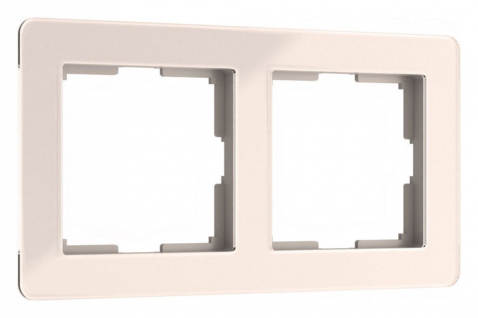 Фото Рамка на 2 поста Werkel Acrylic (айвори) W0022743 WRK_a060538 - интернет-магазин МегаТерем в Москве