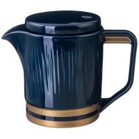 Чайник с металлическим ситом lefard "herbal" 1000 мл синий (42-458) 