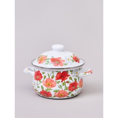 Кастрюля agness эмалированн...